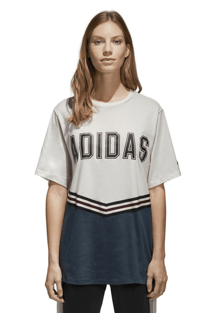 Camiseta Adidas Adibreak Branca e Azul - NewSkull