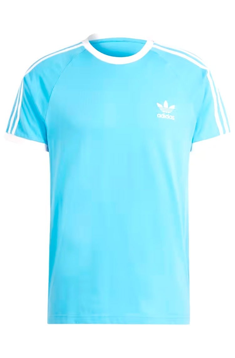 Camiseta Adidas Adicolor Classics 3 - stripes Azul Claro/Branco - NewSkull