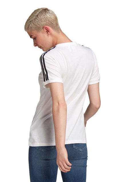 Camiseta Adidas Adicolor Classics 3 - stripes Branco/Preto - NewSkull