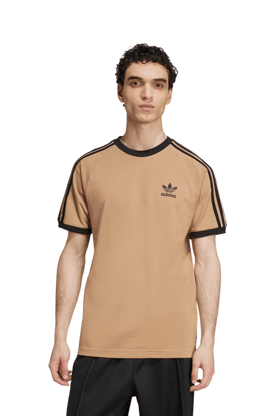 Camiseta Adidas Adicolor Classics 3 - stripes Marrom/Preto - NewSkull