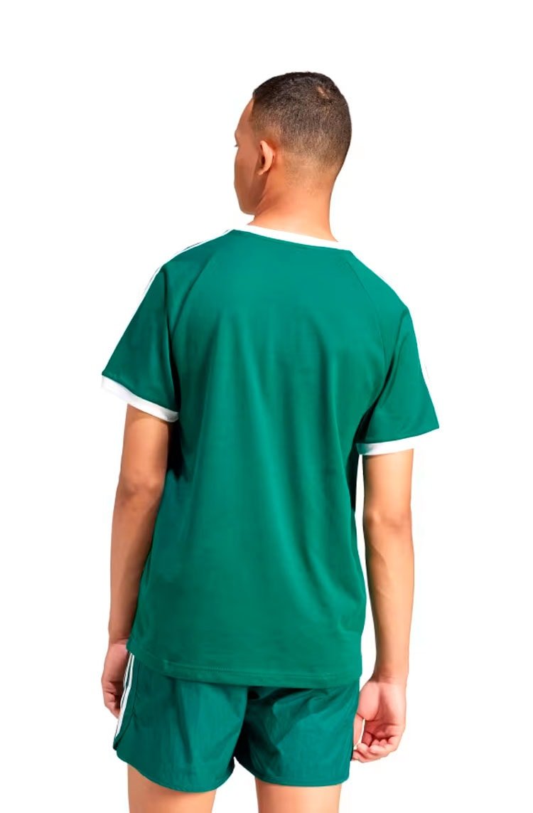 Camiseta Adidas Adicolor Classics 3 - stripes Verde/Branco - NewSkull