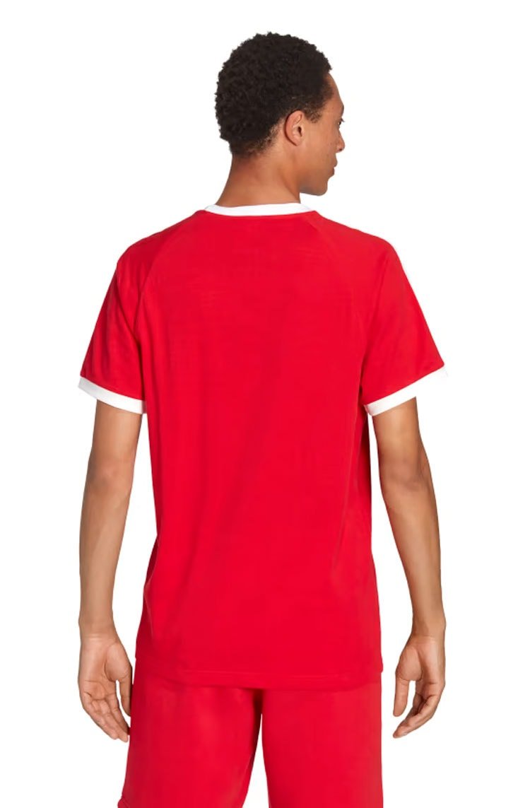 Camiseta Adidas Adicolor Classics 3 - Stripes Vermelho - NewSkull