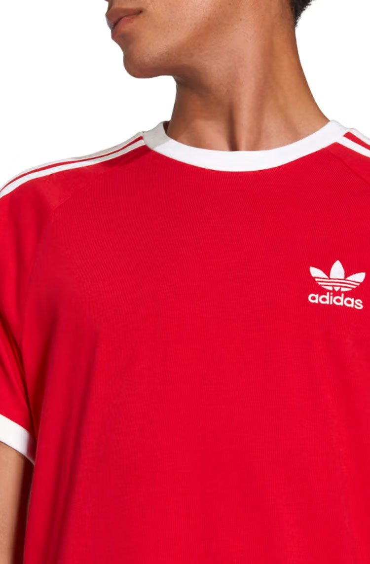 Camiseta Adidas Adicolor Classics 3 - Stripes Vermelho - NewSkull