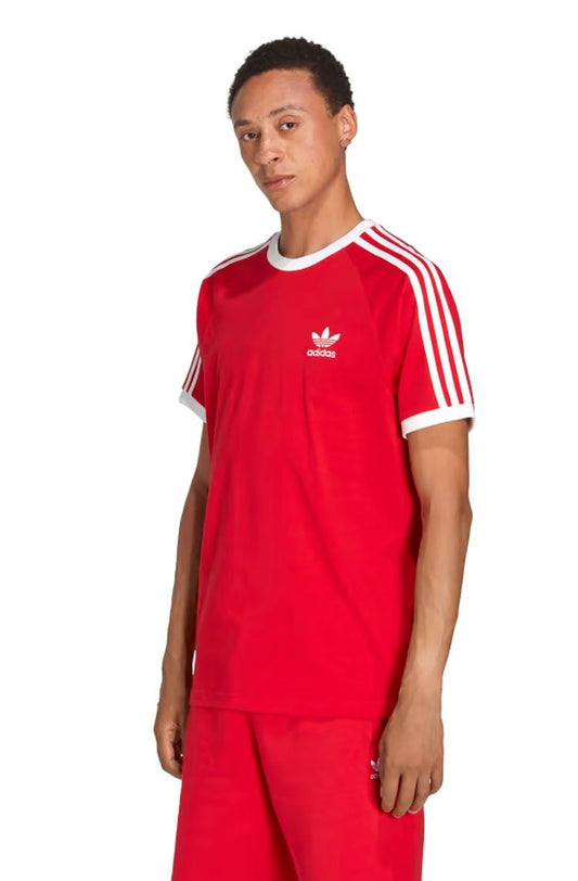 Camiseta Adidas Adicolor Classics 3 - Stripes Vermelho - NewSkull