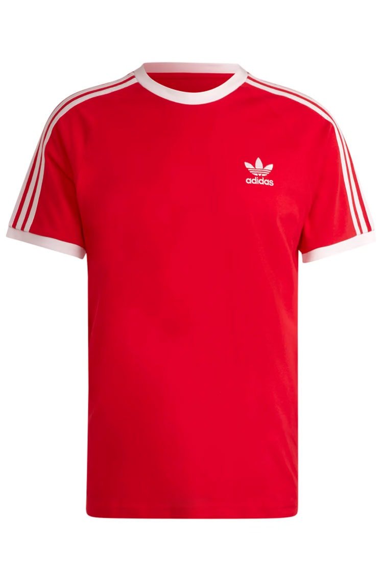 Camiseta Adidas Adicolor Classics 3 - Stripes Vermelho - NewSkull