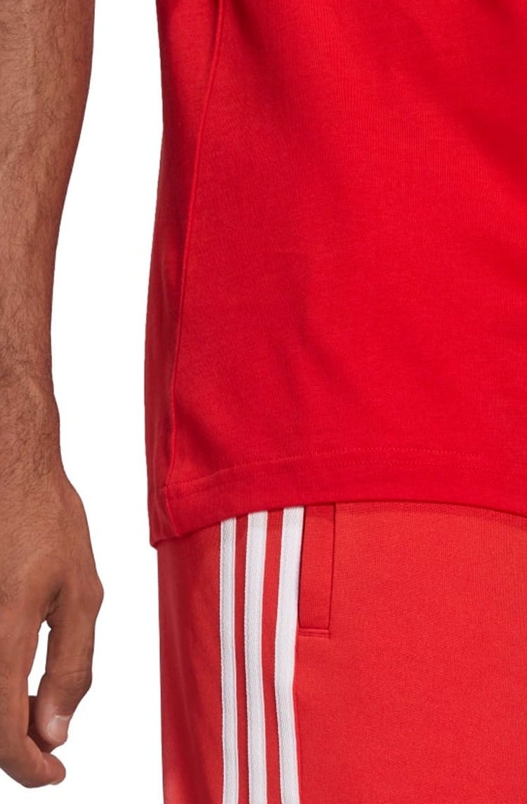 Camiseta Adidas Adicolor Classics 3 - stripes Vermelho/Branco - NewSkull