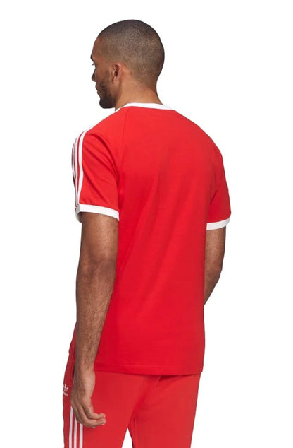 Camiseta Adidas Adicolor Classics 3 - stripes Vermelho/Branco - NewSkull