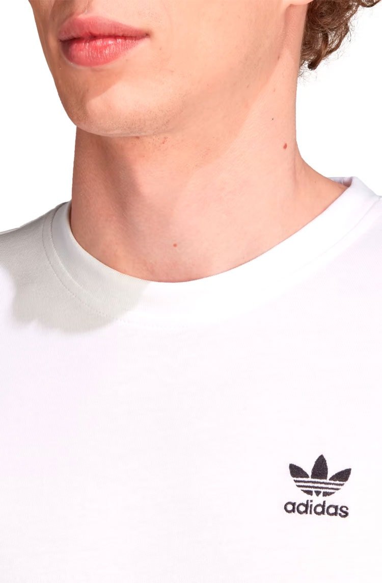 Camiseta Adidas Adicolor Classics Back+Front Trefoil Boxy Branco/Preto - NewSkull