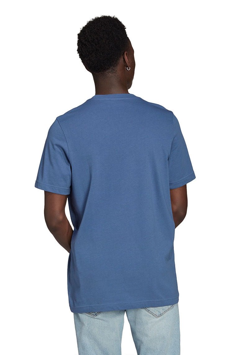 Camiseta Adidas Adicolor Classics Trefoil Azul/Branca - NewSkull