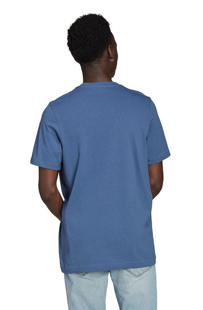 Camiseta Adidas Adicolor Classics Trefoil Azul/Branca - NewSkull