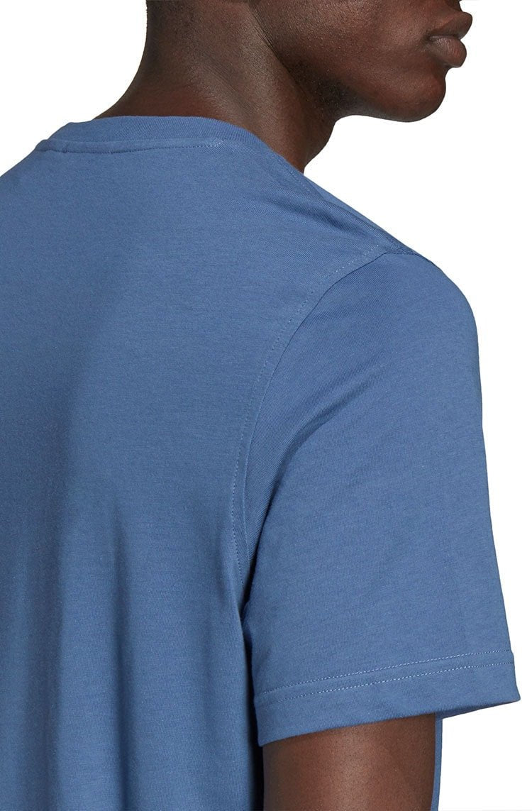 Camiseta Adidas Adicolor Classics Trefoil Azul/Branca - NewSkull