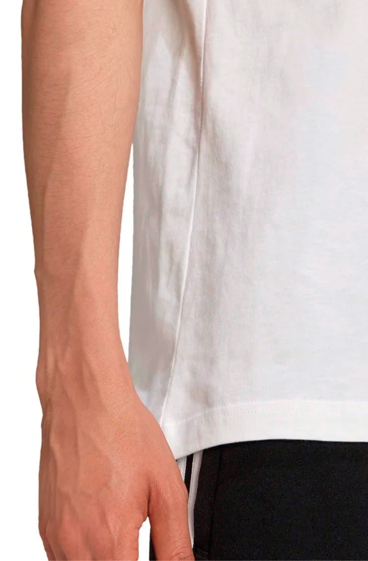 Camiseta Adidas Adicolor Classics Trefoil Branca/Bordo - NewSkull