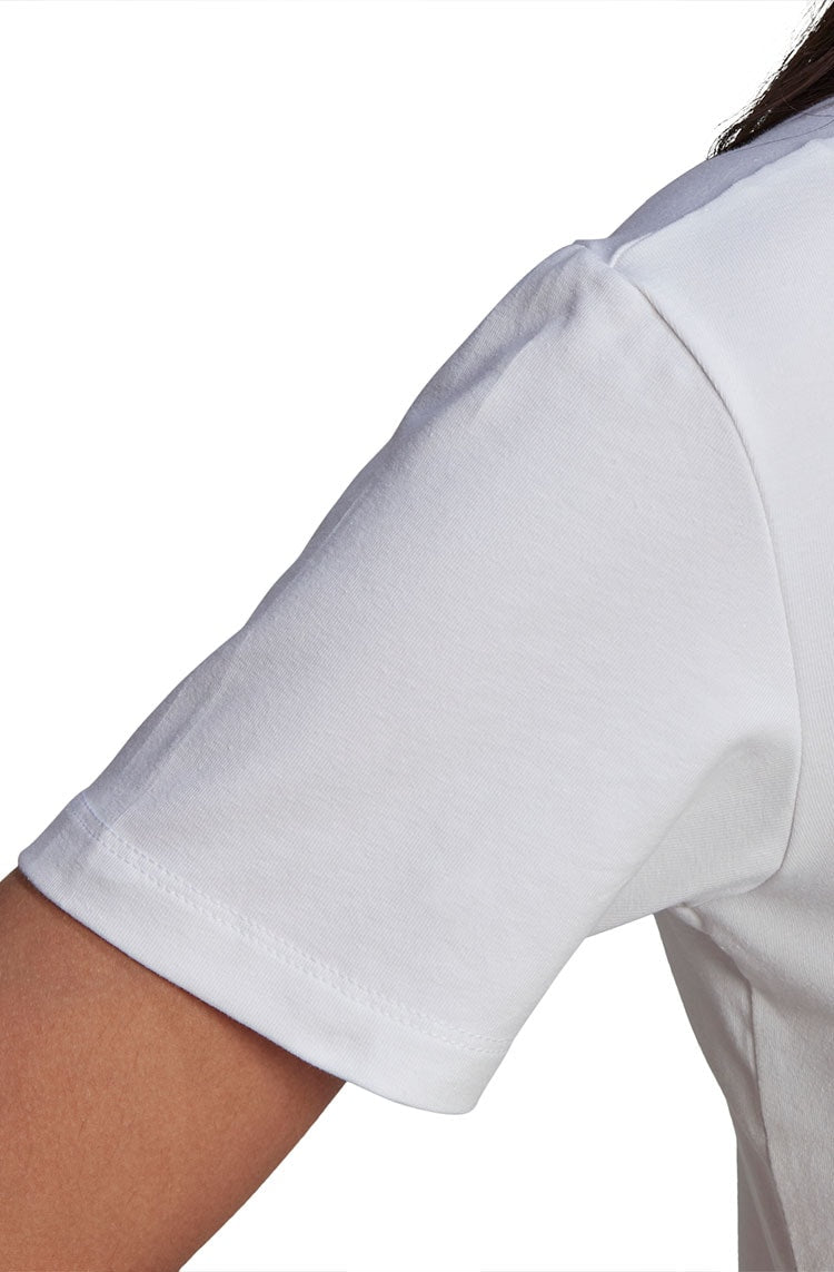 Camiseta Adidas Adicolor Classics Trefoil Feminina Branca/Preta - NewSkull