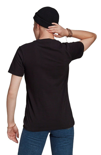 Camiseta Adidas Adicolor Classics Trefoil Feminina Preta/Branca - NewSkull