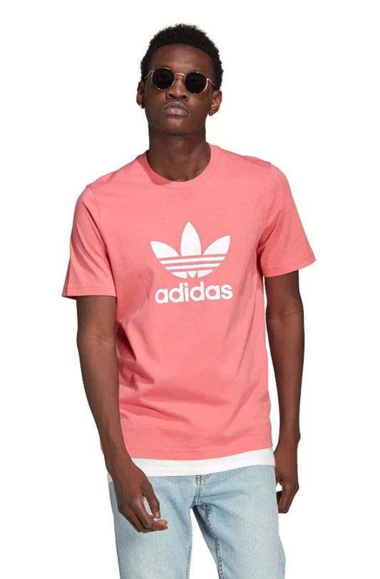 Camiseta Adidas Adicolor Classics Trefoil Rosa - NewSkull