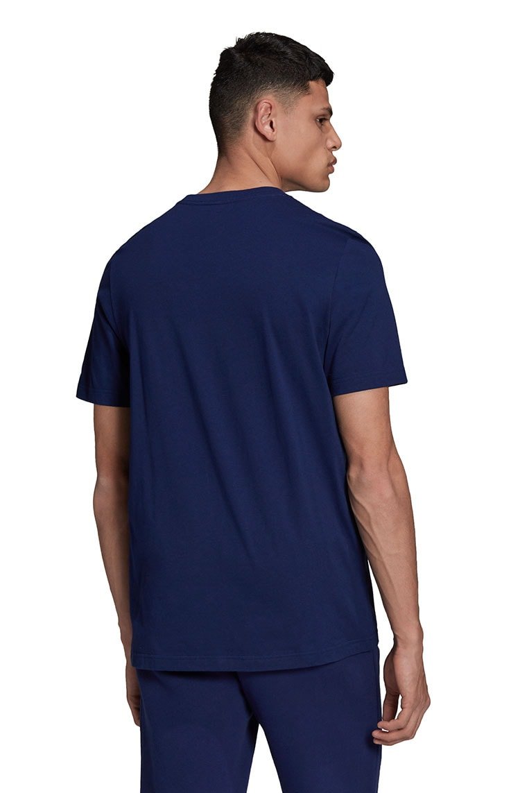 Camiseta Adidas Adicolor Essentials Trefoil Azul/Branca - NewSkull