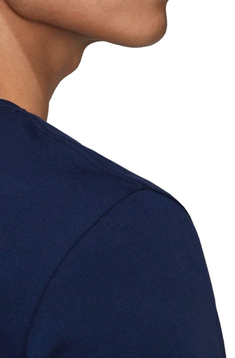 Camiseta Adidas Adicolor Essentials Trefoil Azul/Branco - NewSkull