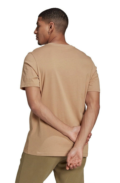 Camiseta Adidas Adicolor Essentials Trefoil Bege/Branca - NewSkull