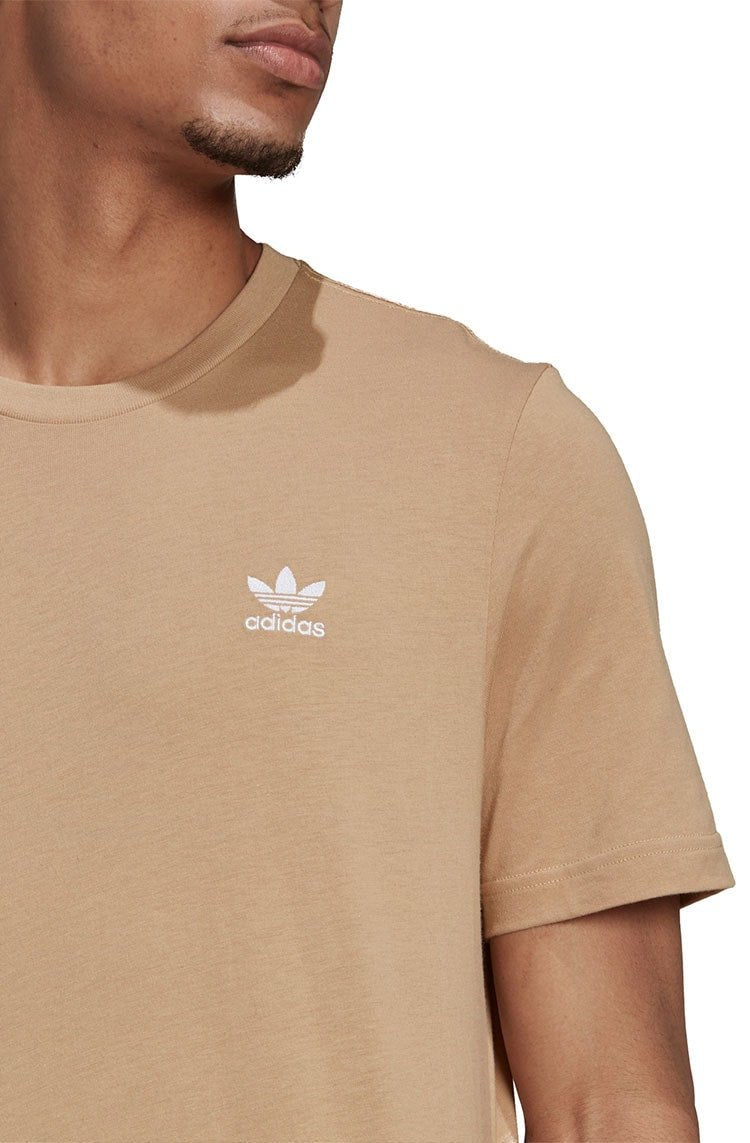 Camiseta Adidas Adicolor Essentials Trefoil Bege/Branca - NewSkull