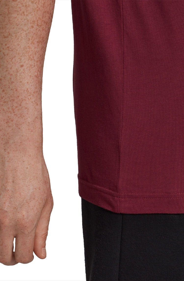 Camiseta Adidas Adicolor Essentials Trefoil Bordo/Cinza - NewSkull