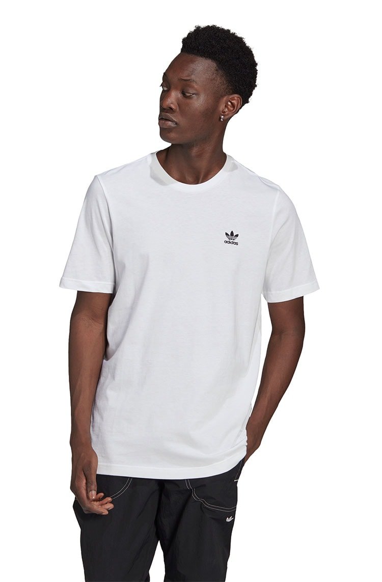 Camiseta Adidas Adicolor Essentials Trefoil Branca/Preta - NewSkull