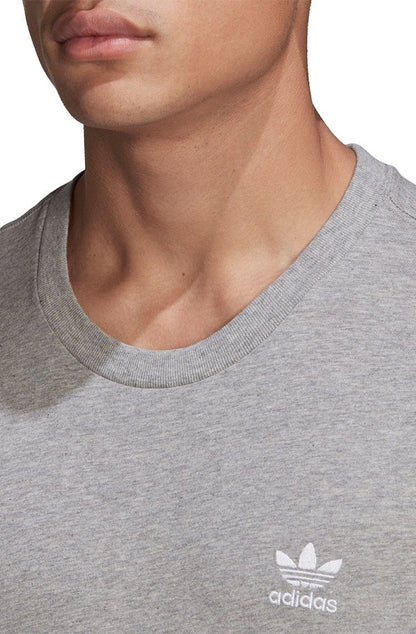 Camiseta Adidas Adicolor Essentials Trefoil Cinza/Branca - NewSkull