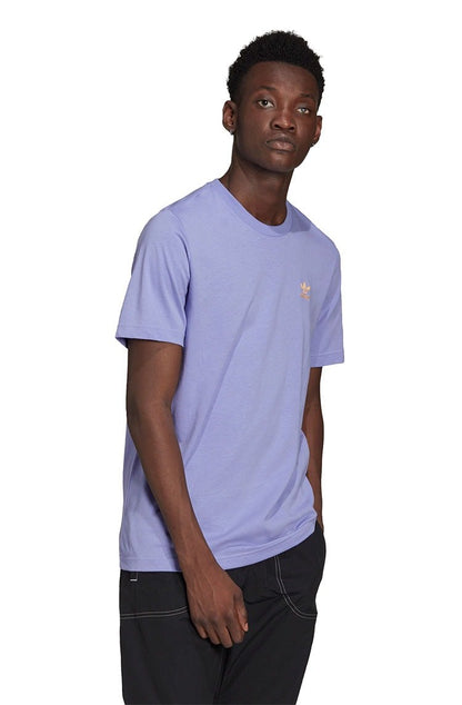 Camiseta Adidas Adicolor Essentials Trefoil Lilas/Laranja - NewSkull