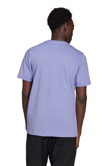 Camiseta Adidas Adicolor Essentials Trefoil Lilas/Laranja - NewSkull