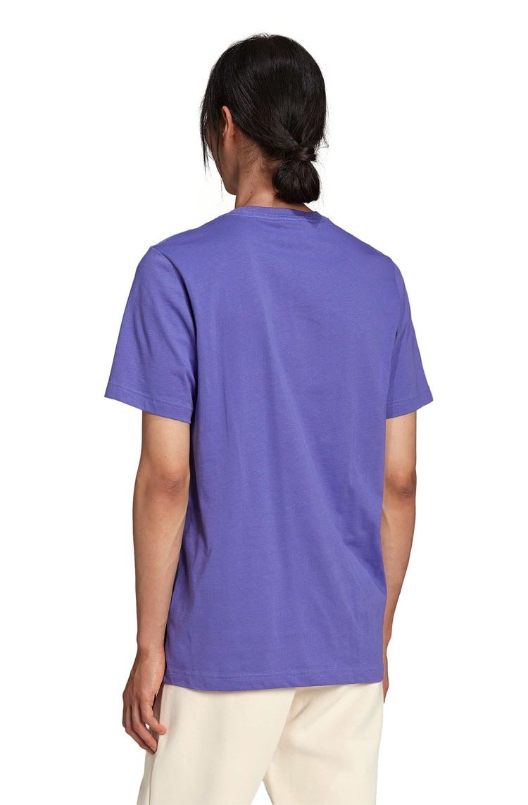 Camiseta Adidas Adicolor Essentials Trefoil Roxo/Branco - NewSkull