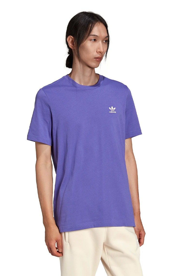 Camiseta Adidas Adicolor Essentials Trefoil Roxo/Branco - NewSkull