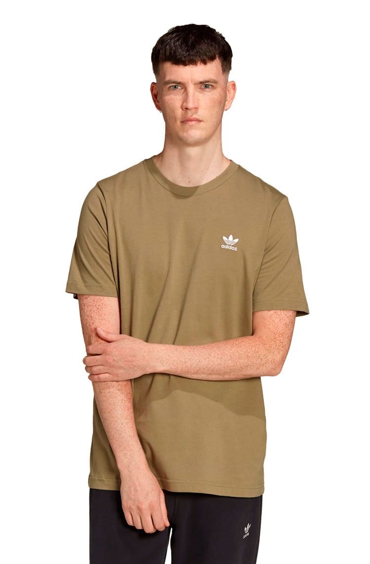 Camiseta Adidas Adicolor Essentials Trefoil Verde/Branca - NewSkull