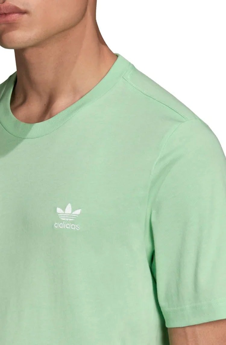 Camiseta Adidas Adicolor Essentials Trefoil Verde/Branco - NewSkull
