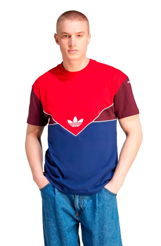 Camiseta Adidas Adicolor Seasonal Archive Vermelho/Azul - NewSkull