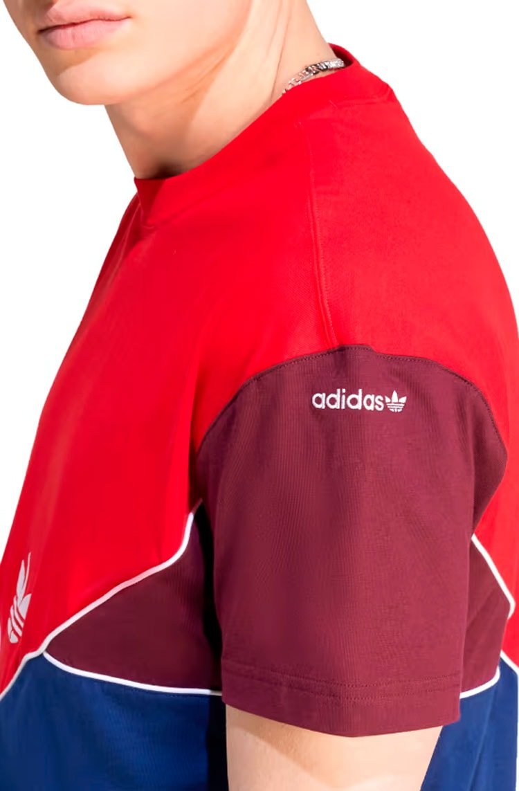 Camiseta Adidas Adicolor Seasonal Archive Vermelho/Azul - NewSkull