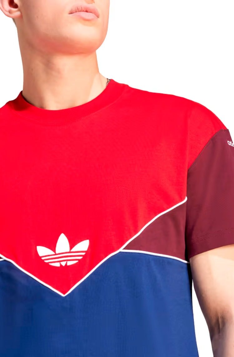 Camiseta Adidas Adicolor Seasonal Archive Vermelho/Azul - NewSkull