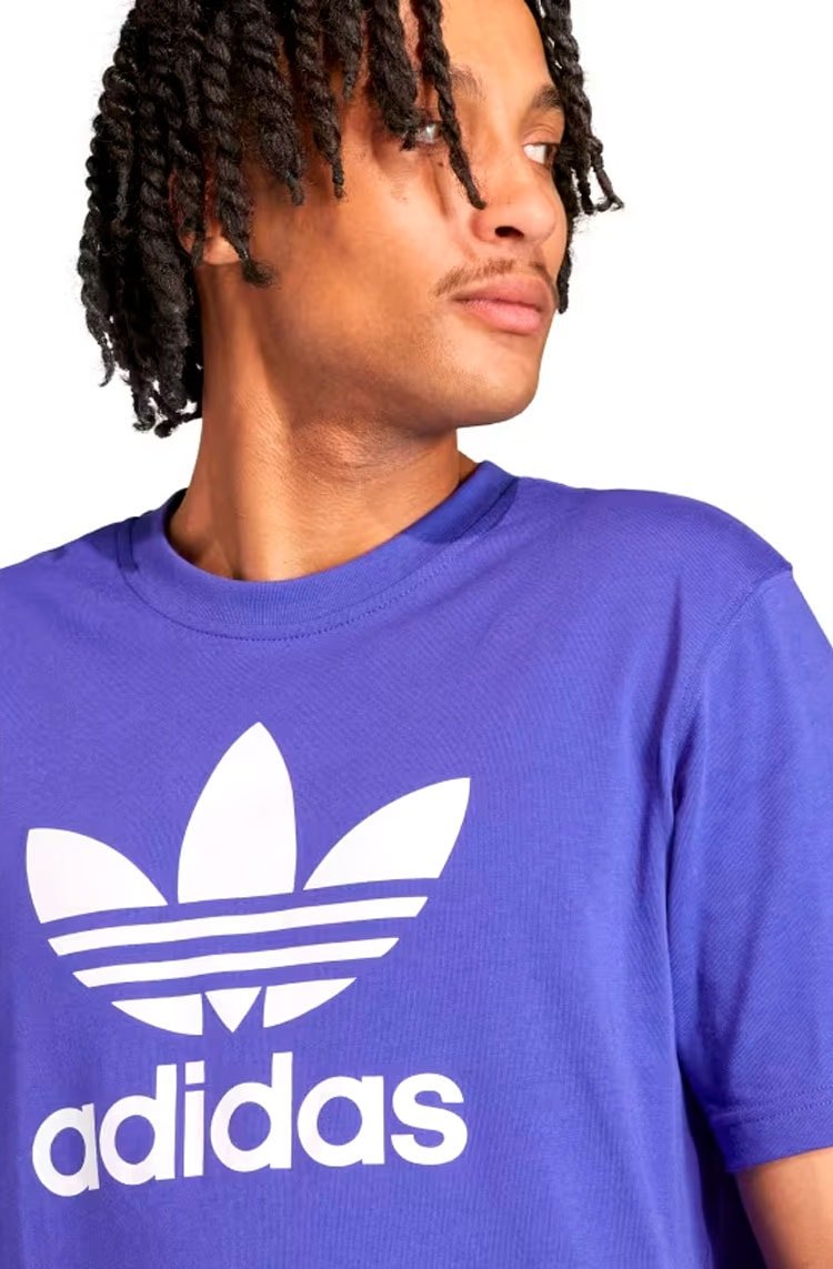 Camiseta Adidas Adicolor Trefoil Roxo - NewSkull