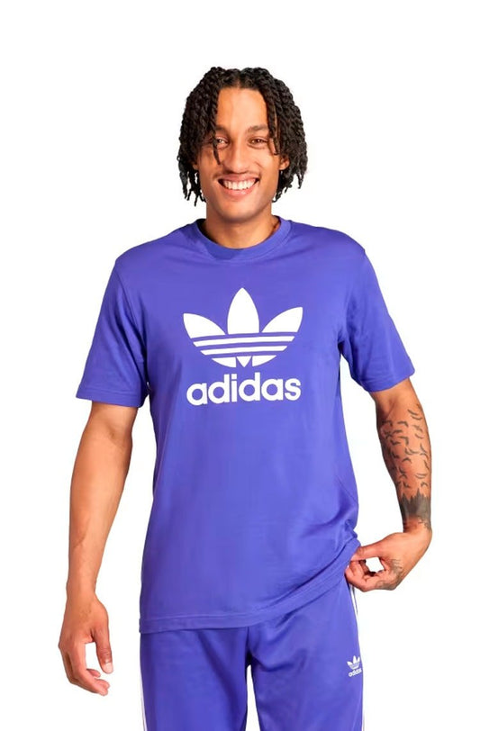 Camiseta Adidas Adicolor Trefoil Roxo - NewSkull