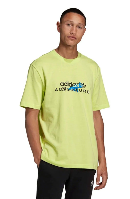 Camiseta Adidas Adventure Big Logo Verde - NewSkull