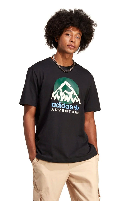 Camiseta Adidas Adventure Mountain Preto - NewSkull