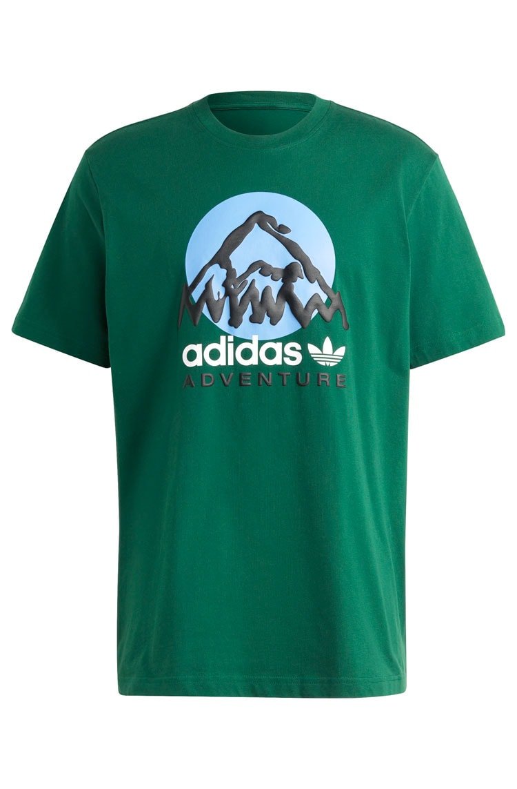 Camiseta Adidas Adventure Mountain Verde Escuro - NewSkull