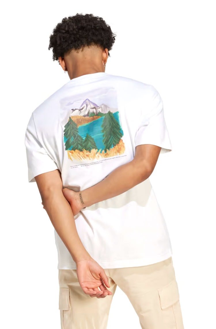 Camiseta Adidas Adventure Nature Awakening Branco - NewSkull