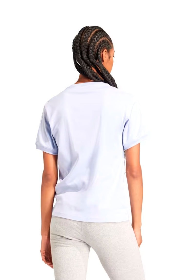 Camiseta Adidas Baby Look 3 - stripes Lilás - NewSkull