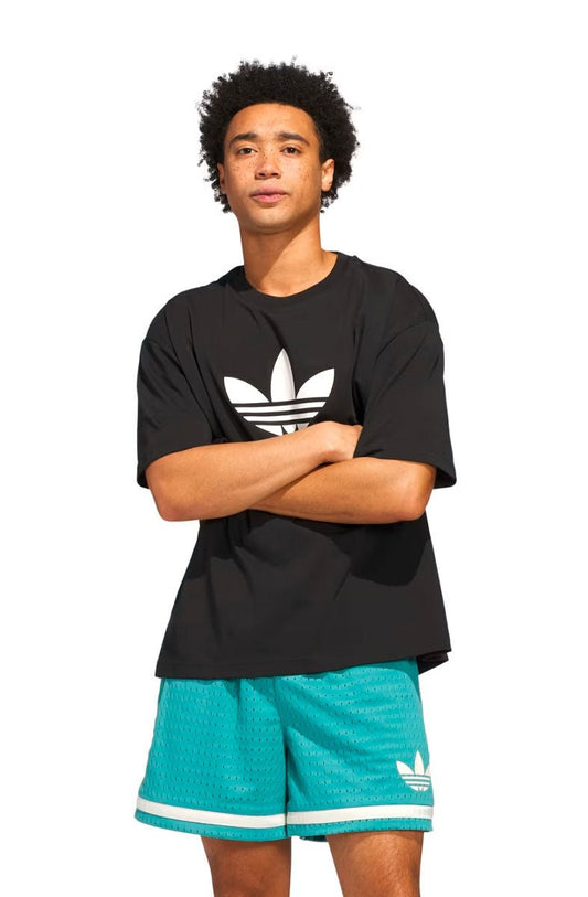 Camiseta Adidas Basketball Courtside Originals Preto/Branco - NewSkull