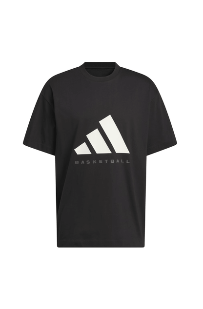 Camiseta Adidas Basketball Preto/Branco - NewSkull