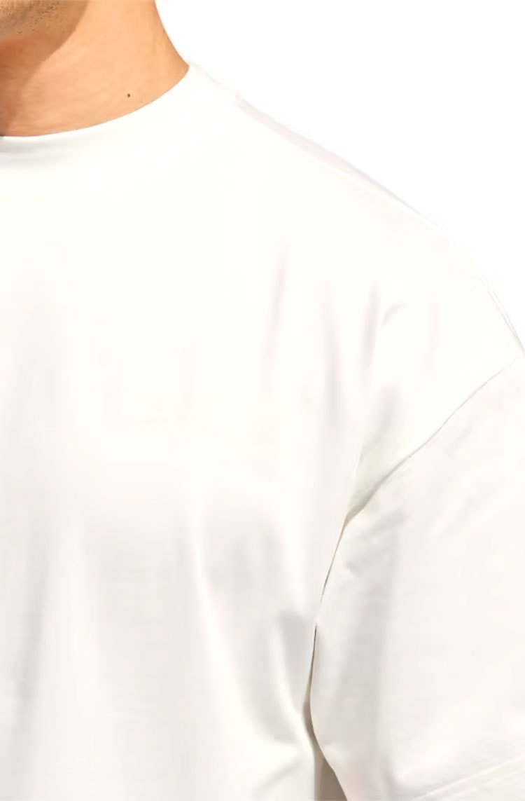 Camiseta Adidas Basketball Select Off White - NewSkull