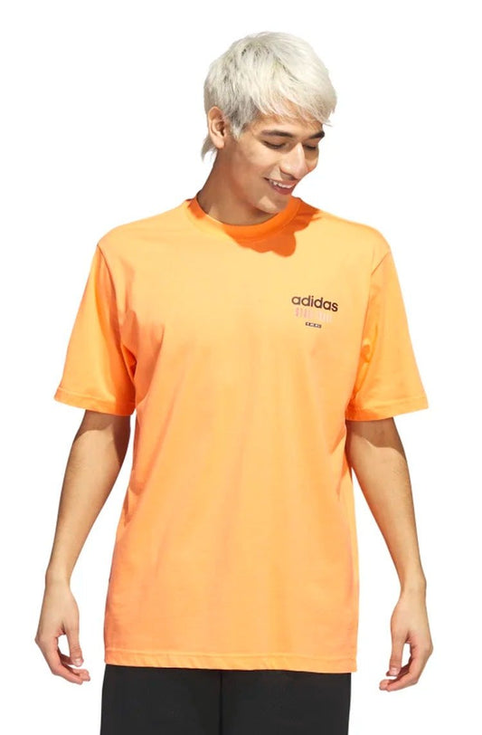 Camiseta Adidas Basketball Streetball Graphic Laranja/Preto - NewSkull