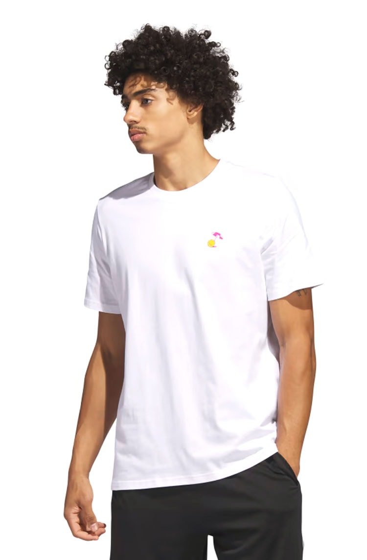 Camiseta Adidas Basquete Lil Stripe Spring Break Branco - NewSkull