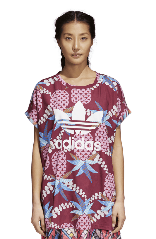 Camiseta Adidas Boxy Farm Feminina Roxa - NewSkull