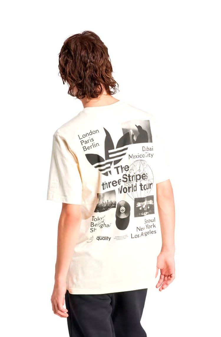 Camiseta Adidas BT SS 2 Creme - NewSkull