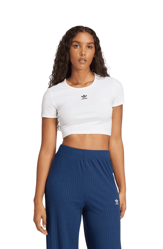 Camiseta Adidas Canelada Essentials Branco - NewSkull